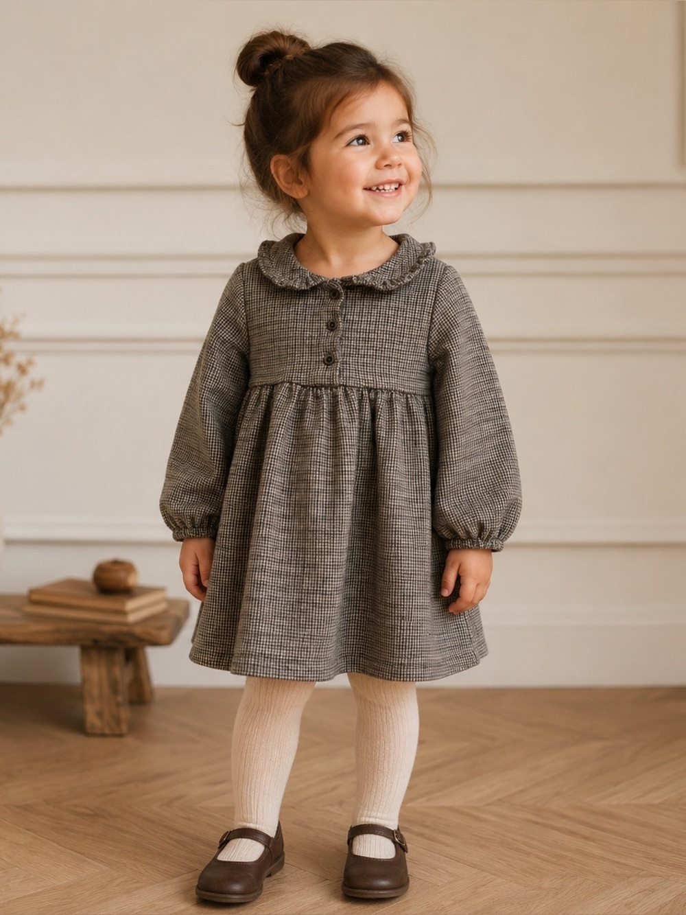 Zara baby girl houndstooth dress 18-24m